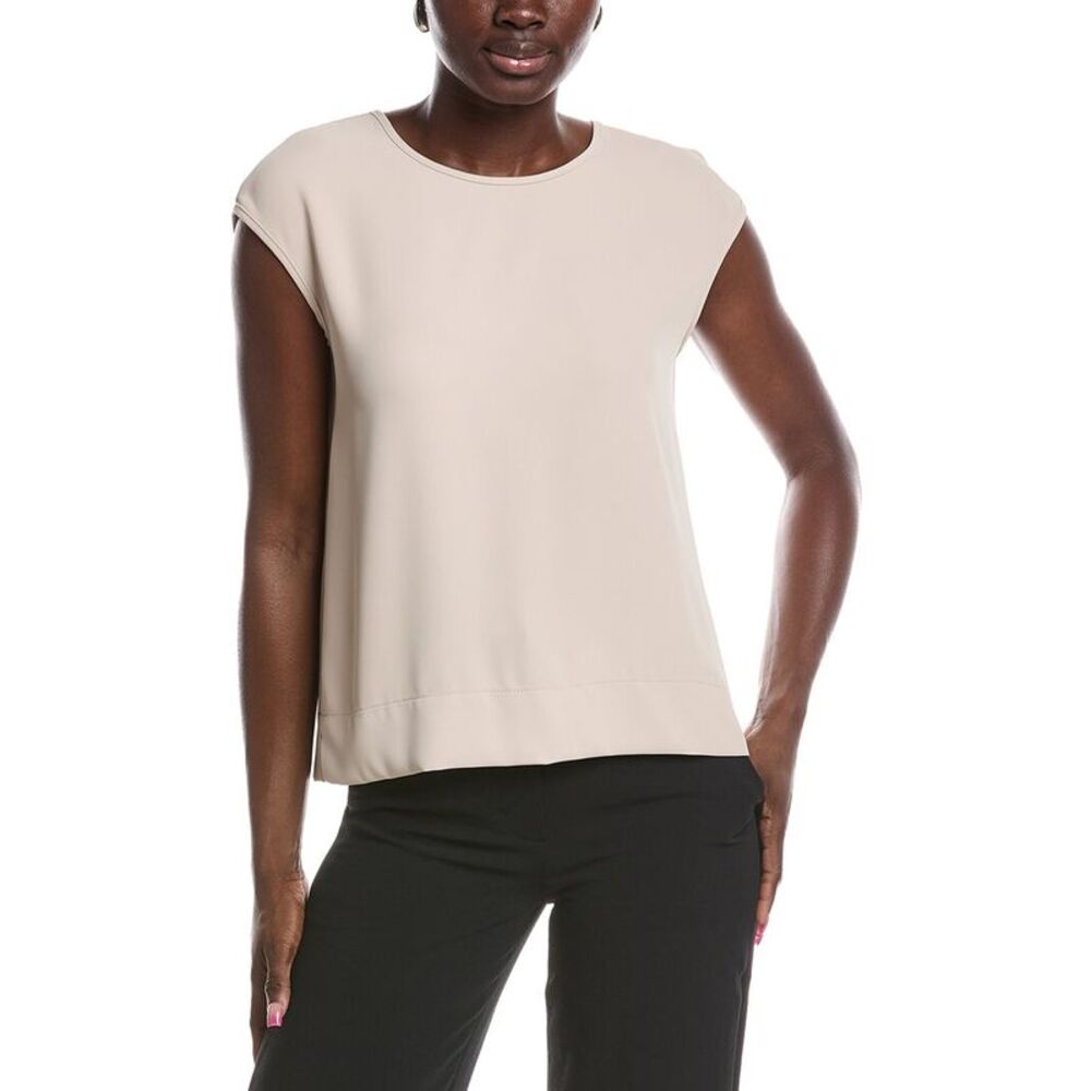Joseph Ribkoff Womens Sleeveless Blouse, Beige
